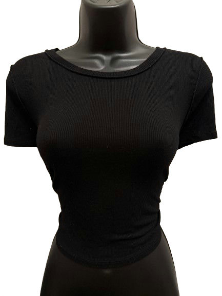 BOZZOLO Tops Black Rayon/Spandex - Image 1