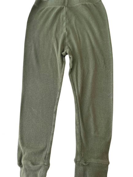 UNBRANDED Pants Green Cotton - Image 1