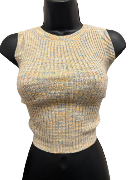ABERCROMBIE AND FITCH Sleeveless Multi Cotton/Acrylic - Image 1