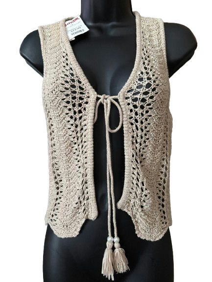 HIPPIE ROSE Puffers & Vest Beige - Image 1