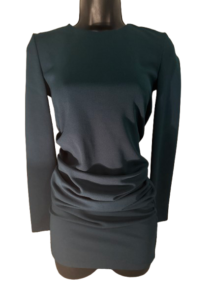 ZARA Midi Green Polyester - Image 1