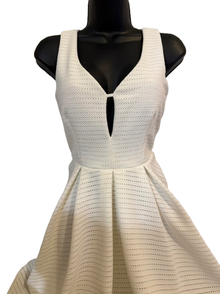 PAPAYA Midi White Polyester, Spandex - Image 1