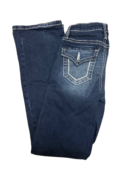 YMI Flare & Boot Cut Blue Cotton, Polyester, Spandex - Image 1