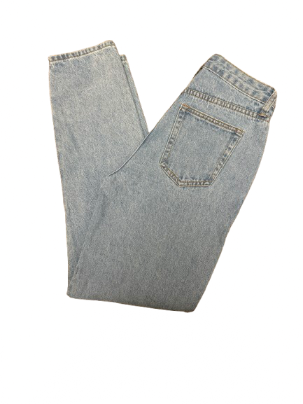 FASHION NOVA Straight & Boyfriend Blue Cotton - Image 1