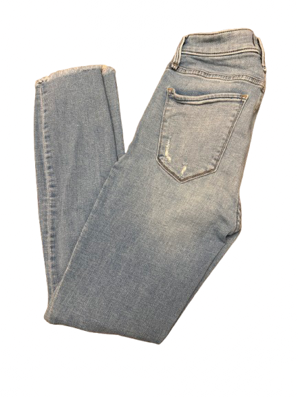 ABERCROMBIE AND FITCH Skinny & Jeggings Blue Cotton Blend - Image 1
