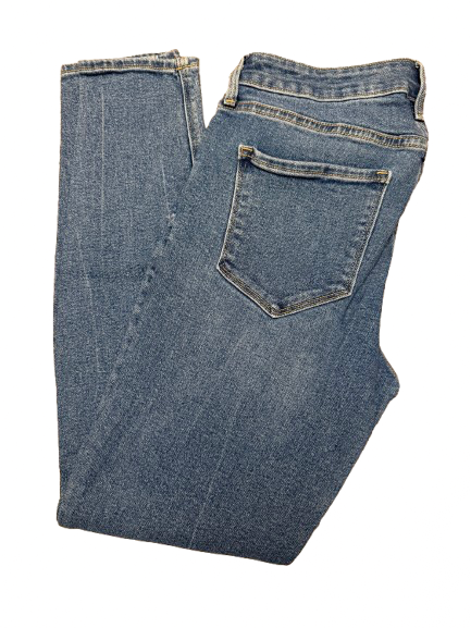 OLD NAVY Skinny & Jeggings Navy Cotton, Rayon - Image 1
