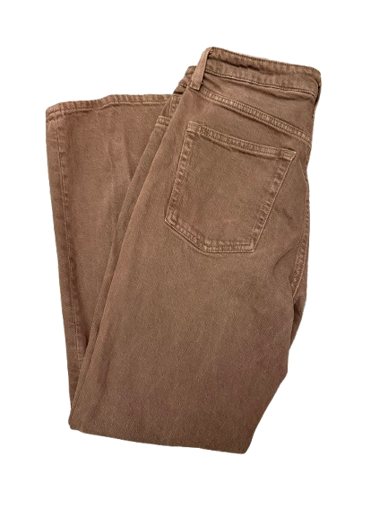 H&M Straight & Boyfriend Brown Cotton Blend - Image 1