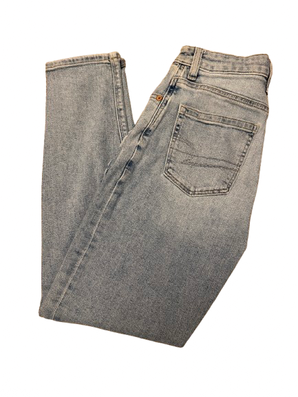 AMERICAN EAGLE Skinny & Jeggings Blue Cotton, Polyester - Image 1