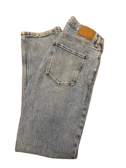 AEROPOSTALE Straight & Boyfriend Blue Cotton Blend - Image 1