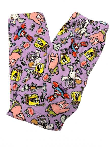 SPONGE BOB Bottoms Purple - Image 1
