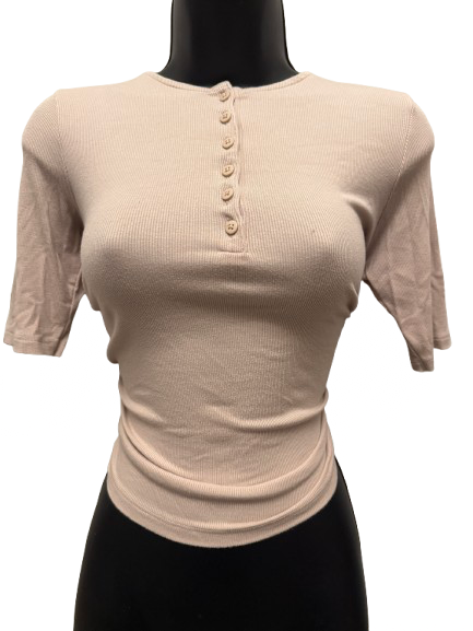 CYNTHIA ROWLEY Blouses Beige Spandex - Image 1