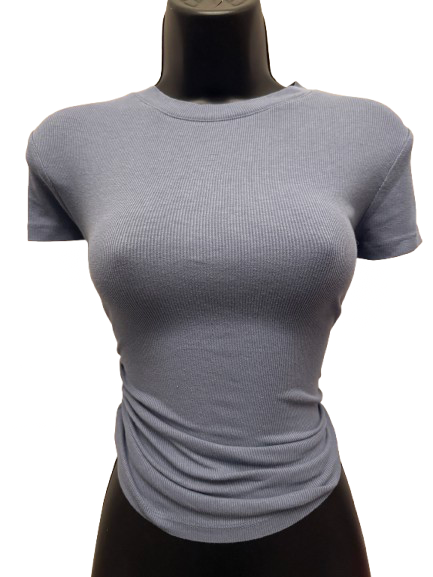 A NEW DAY Blouses Blue Cotton, Spandex - Image 1