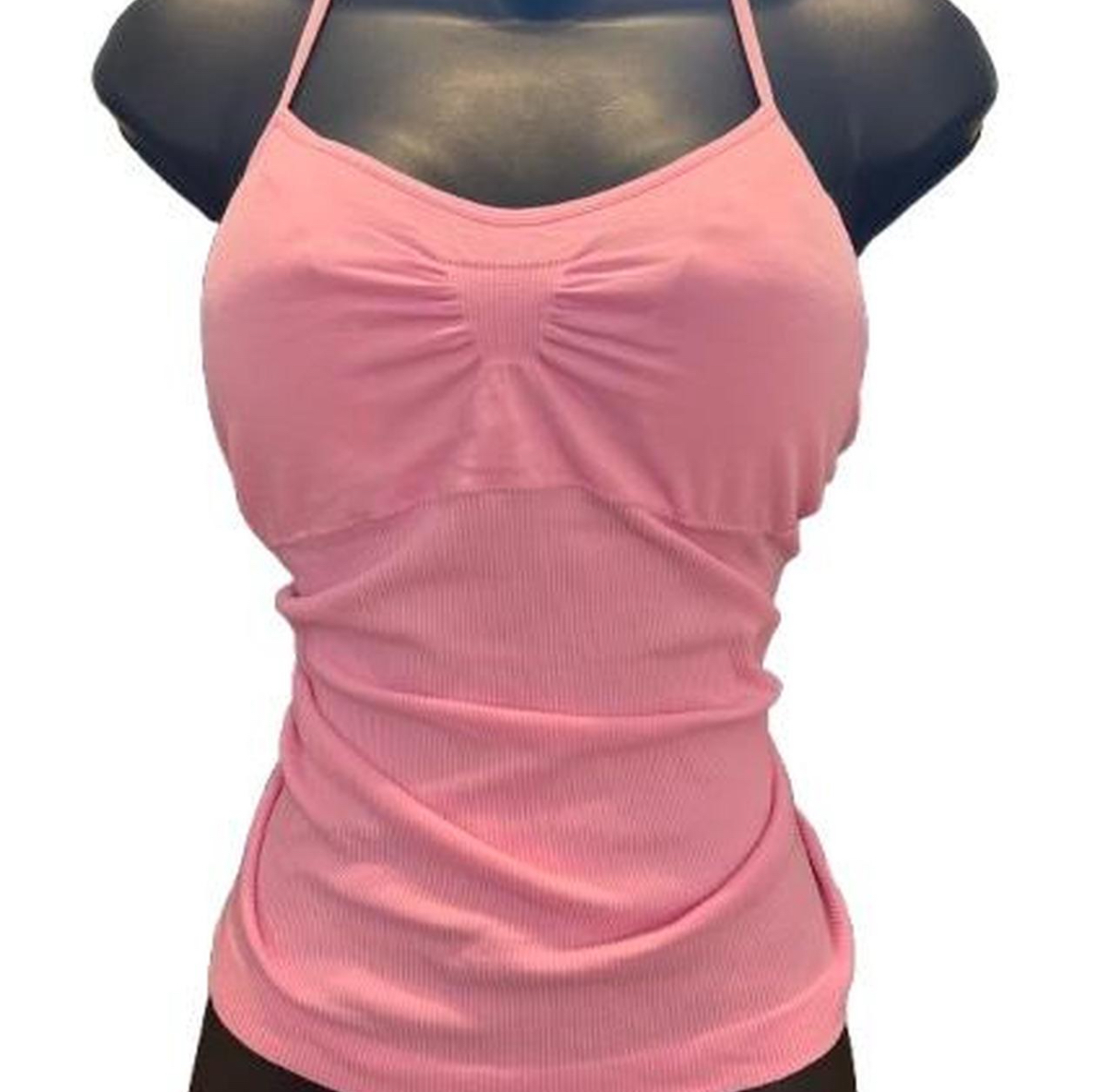 NO BOUNDARIES Sleeveless Pink Spandex - Image 1