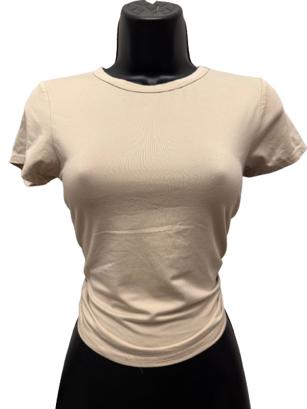 OLIVIA RAE Blouses Beige Polyester, Spandex - Image 1