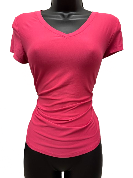 NO BOUNDARIES Tops Pink Polyester, Spandex - Image 1