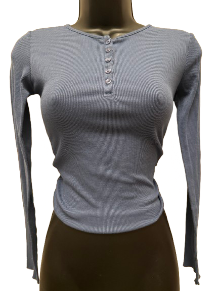 UNBRANDED Long Sleeve Blue - Image 1