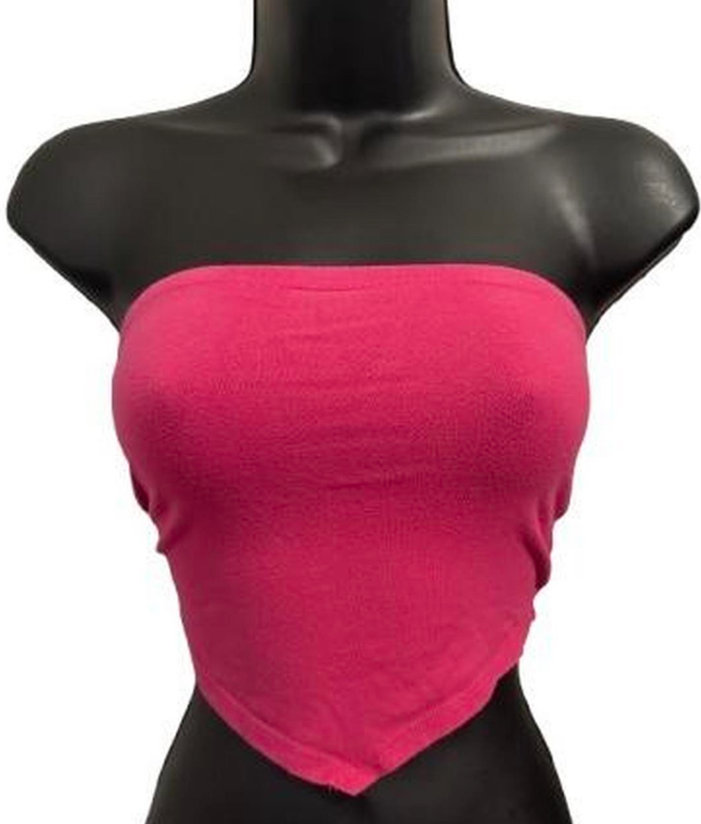AMBIANCE Sleeveless Pink Cotton, Spandex - Image 1