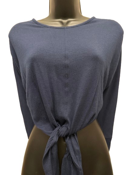 ZAC & RACHEL PETITE Long Sleeve Blue Polyester, Spandex, Rayon - Image 1