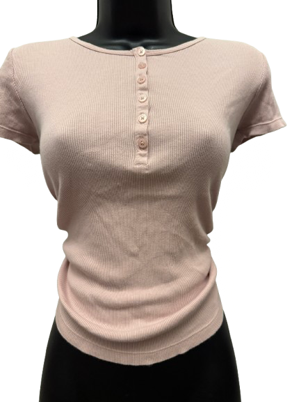 UNIQLO Blouses Pink Cotton, Rayon - Image 1