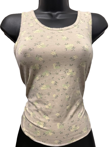 UNBRANDED Sleeveless Beige Spandex - Image 1