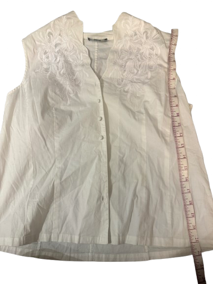 GO SILK Sleeveless White - Image 1